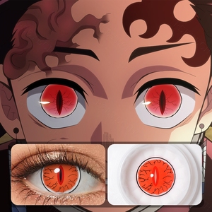 Costume d'Halloween Lentilles <span class=keywords><strong>de</strong></span> <span class=keywords><strong>contact</strong></span> colorées Lentille folle Contacts <span class=keywords><strong>de</strong></span> couleur d'anime Lentille pour les yeux <span class=keywords><strong>de</strong></span> zombie Cosplay - Product Image 3