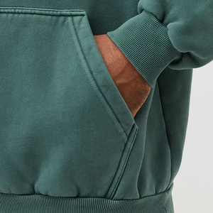 Felpe con Cappuccio da <span class=keywords><strong>Uomo</strong></span> Personalizzate con Logo, in Cotone 500g, Stile Streetwear, Crop Top Pesanti Senza Cordoncini - Product Image 5