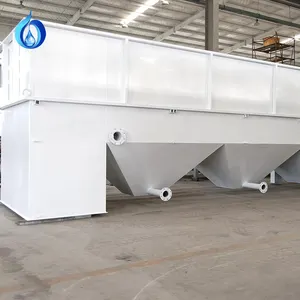Waste Water Clarifier Solid-Liquid Separator Inclined Plate Lamella Conical Clarifier Settling Tank River Water