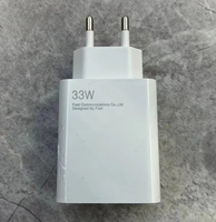 Chargeur rapide USB 33W 67W 120W UE à charge turbo, câble inclus, pour Xiaomi – Idéal pour les voyages