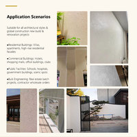 Peinture à texture pierre, auto-nettoyante, anti-salissure, lavable, finition mate, revêtement mural décoratif pour mur d'accentuation du salon