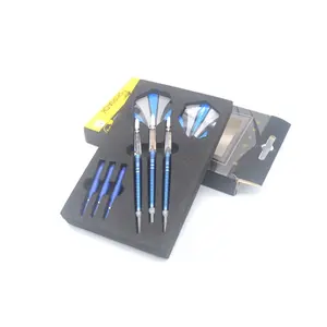 Professionale top dart su misura dardo caso logo in acciaio Al Tungsteno Freccette scatole