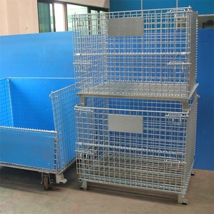 Mạ kẽm hậu cần hàng hóa công nghiệp lưu trữ ráp dây giỏ lồng lưu trữ lồng - Product Image 2