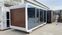Capsule spatiale, structure en acier, appartement préfabriqué, maison, coût efficace, déploiement rapide, utilisation temporaire ou permanente