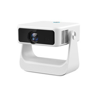 Proyector Portátil D2, Resolución Nativa 1080P, Compatible con Decodificación 4K, 180 °   Soporte Giratorio para Proyección en Techo