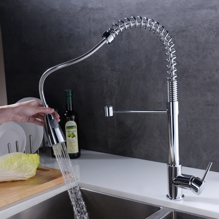 High Quality sink tap motion-activated spout bow water ridge folding kitchen faucet tap