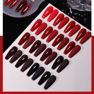 定制24色凝胶颜色指甲红色霓虹凝胶指甲油散装专业套装 - Product Image 2