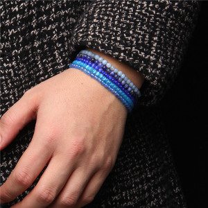 4mm Cristaux Guérison Véritable Pierre Améthyste Naturelle Bracelet Perlé Véritable Élastique Pierre Précieuse Stretch Pierre Perle Bracelet - Product Image 6