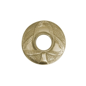 Roseta de repuesto para grifos artísticos, color amarillo, 40 mm de diámetro, acabado decorativo, accesorio de fontanería - Product Image 1