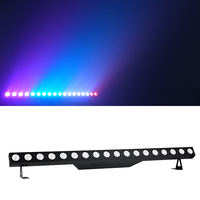 Projecteur mural LED 100W 18x8W RGBW 4-en-1 avec contrôle DMX et angle de faisceau 25/40/60°