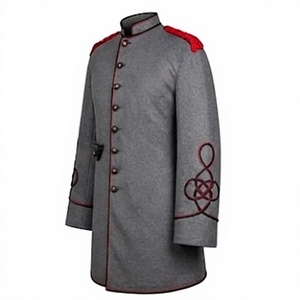 Veste tunique d'hiver respirante et coupe-vent en laine, uniforme personnalisé avec logo, pour défilés et reconstitutions historiques - Product Image 3