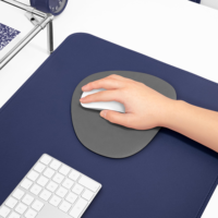 Tapis de Souris et Clavier pour Ordinateur Portable AI'LONG B-21 Personnalisable en PU/PVC avec Recharge Sans Fil, Anti-Rayures, pour la Maison, le Bureau, les Voyages, Épaisseur Personnalisée