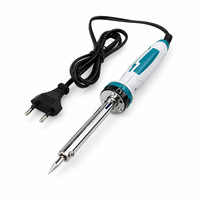 Fer à souder électrique 60W, prise EU, chauffage rapide, pointe pointue, poignée ergonomique, outil de soudage pour réparation de circuits imprimés électroniques, bricolage