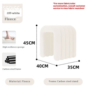 Chaise longue de maquillage de luxe en crème de designer danois, table de toilette pour chambre de filles avec <span class=keywords><strong>filet</strong></span> pour tabouret de maquillage de célébrité - Product Image 2