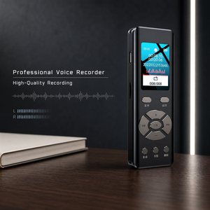 Dictaphone portable professionnel en métal avec double microphone, suppression du bruit, USB WAV, à clipser, pour réunions, ajustement personnalisé, directement de l'usine - Product Image 1