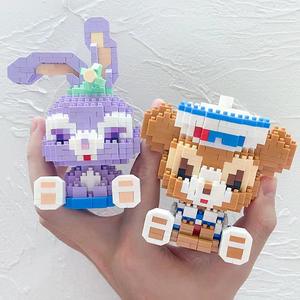 Ensemble de construction Starliana Dream Balloon House, figurines de lapin et d'ours, briques de micro-particules, modèle éducatif créatif - Product Image 3