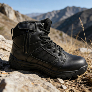 DSF19 716 Khaki Suede Tactical <b>Boots</b> Breathable All Seasons Outdoor Anti Slip Men <b>Hiking</b> Walking Shoes - Product Image 5