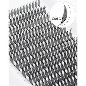 Personnalisation Comic Spire 0.07 C D 8-15mm Extensions de Cils Mixtes Fournisseurs de Cils Professionnels Vison Fibre PBT Coréenne de Haute Qualité - Product Image 5