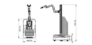 産業用モバイルロボティックアーム | 6軸コラボレーション、3Dビジョンガイダンス、SLAMナビゲーション、ROS互換AGV AMRモバイルシャーシ - Product Image 5