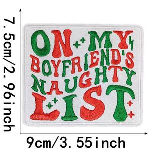Patch brodé thermocollant rose Joyeux Noël Maman Danseuse Prière pour la décoration de manteau et de chapeau d'extérieur - Product Image 4