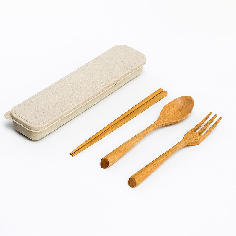 Beige cutlery set
