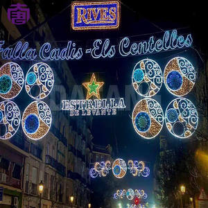 Luces decorativas LED con motivos 2D para iluminación de patios de palacios, festivales navideños, cruces de calles y eventos estacionales. - Product Image 6