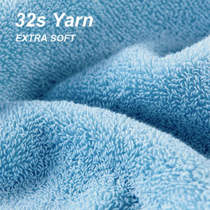 מגבות כותנה ז'קארד סיטונאיות, אנטיבקטריאליות, ידידותיות לסביבה, 140*70 ס\"מ, מגבות אמבטיה גדולות, שטיחון אמבטיה למלונות, לנשים - Product Image 4