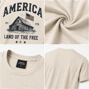 Camiseta <span class=keywords><strong>Country</strong></span> para Hombre, Vintage, de Algodón, con Estampado Gráfico, Estilo Western Ranch, Manga Corta, Estilo Americano, Proveedor de Ropa con Estampado Personalizado al por Mayor - Product Image 2