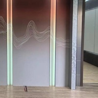 Meilleure Vente : Panneau Mural Moderne Léger en Cristal de Carbone, Design Géométrique Floral - Installation Facile pour Villa, Chambre et Bâtiment