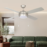 Ventilador de Techo Moderno de 52 Pulgadas con Iluminación Regulable CCT y Control Remoto para Dormitorio, al Mejor Precio
