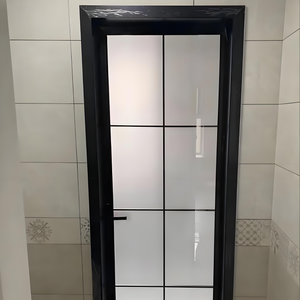 Puerta Corredera Interior de Doble Capa de Vidrio GlasA Tradicional Hecha a Medida con Marco de Aluminio - Product Image 4