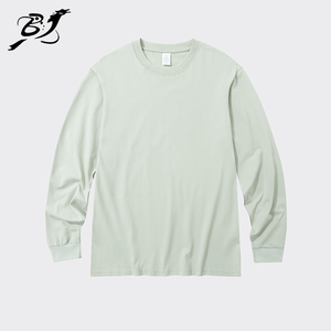 Camisa de punto de algodón 100% para hombre con logotipo personalizado LLS, diseño 230, pantalla de seda Digital de otoño, técnicas teñidas lisas, venta al por mayor barata - Product Image 1