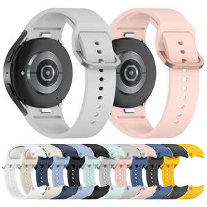 Nouveau bracelet de montre en silicone respirant pour Samsung <span class=keywords><strong>Galaxy</strong></span> <span class=keywords><strong>Watch</strong></span> 7 6 <span class=keywords><strong>5</strong></span> FE, connecteur officiel 40/44 mm - Product Image 2