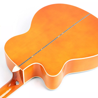 Guitare acoustique CARAVAN MUSIC à 6 cordes, côtés en tilleul et palissandre, pour étudiants, service de vente en gros, prix bas