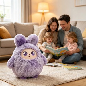 Jouet en peluche KDDZ-01 avec haut-parleur, compagnon audio interactif doux pour enfants, cadeaux OEM ODM - Product Image 2