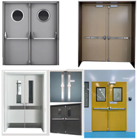 Porte intérieure coupe-feu Yonking durable en acier inoxydable galvanisé pour bâtiments commerciaux et industriels