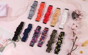 Correa de reloj Scrunchie de venta directa de fábrica para <span class=keywords><strong>Fitbit</strong></span> Versa 4/<span class=keywords><strong>Fitbit</strong></span> Sense 2/<span class=keywords><strong>Fitbit</strong></span> Versa 3/<span class=keywords><strong>Fitbit</strong></span> Sense - Product Image 6