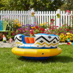 Juego Inflable Vikingo Hermético WINSUN, Balancín Inflable, Bote Vikingo Inflable, Modelo de Barco, Juego Giratorio para Niños - Product Image 1