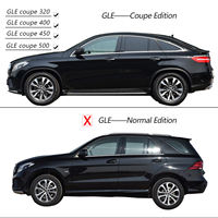 Marchepieds latéraux antidérapants en aluminium pour Mercedes-Benz GLE 2015-2019 SUV, accessoire extérieur de voiture, pièces de marchepieds
