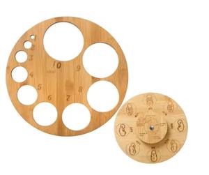 Milieuvriendelijk Gesneden Houten Foetale Positiewielmodel Doula Verloskundige Cervicale Dilatatie Board Hout Ambachten Wandborden Houten Kisten - Product Image 1