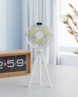 Poulpe Poussette Bureau Mini Ventilateur flexible trépied ventilateurs portables avec clips Mini Portable Rechargeable usb batterie ventilateur portable