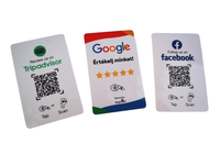 Carte NFC réutilisable pour les avis Google, outil d'avis RFIDSmart, appuyez pour écrire un avis