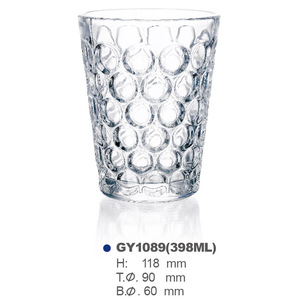 แก้วน้ำทำจากแก้วเครื่องดื่มที่ทำจากฟองถ้วยแก้วใสนูนสูง - Product Image 2