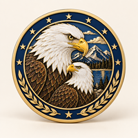 Pièce de monnaie du 250e anniversaire des États-Unis en gros - Fabricant de pièces de monnaie commémoratives 3D en relief de la Statue de la Liberté pour événements et revente