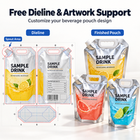 Pochette de pulvérisation spécifique pour bières, qualité alimentaire, étanche, préservante, résistante à la pression, transport, impression personnalisée pour bières artisanales et vodka