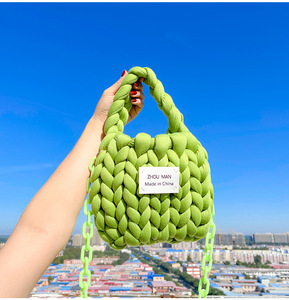 <span class=keywords><strong>Kit</strong></span> crochet pour débutants, <span class=keywords><strong>Kit</strong></span> <span class=keywords><strong>de</strong></span> sac crochet pour adultes DIY Crochet Tote Bag pour femmes - Product Image 6