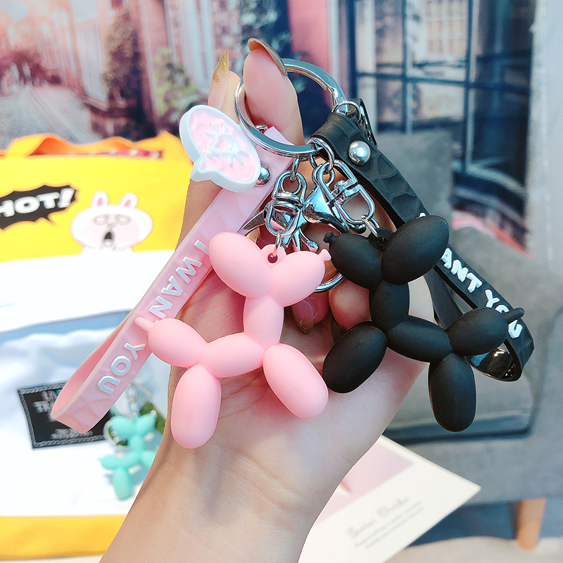 Креативный Чехол для мобильного телефона с изображением персонажей Брелок с подвеской; Stereo модные милые шар собака брелок для ключей весело брелок оптовая продажа