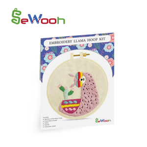 Kit de <span class=keywords><strong>Punto</strong></span> de <span class=keywords><strong>Cruz</strong></span> para Adultos SeWooh, Kit de <span class=keywords><strong>Bordado</strong></span> Fácil para Niños Principiantes - Product Image 4