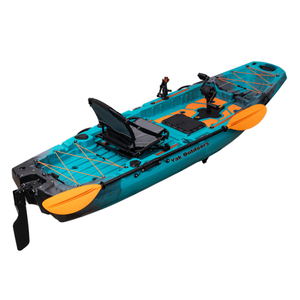 Kayak da Pesca a Pedali Modulare da 10 Piedi, Capacità 430 Libbre, Design in 2 Pezzi per Surf, Elica Motorizzata, Canoa Kajak Facile da Riporre - Product Image 5