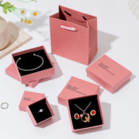 Boîtes à bijoux rectangulaires de luxe OURUIKE en stock, avec couvercles rabattables, étuis de rangement premium à tiroir coulissant pour bracelets en carton